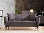 Atelier Del Sofa Belissimo - Sofá de 2 Plazas Gris Oscuro